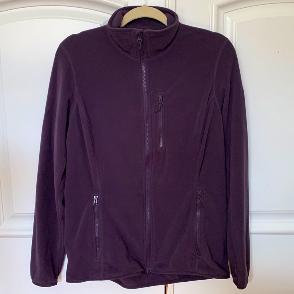 Helly Hansen Women's Full-Zip Fleece Jacket in Deep Plum